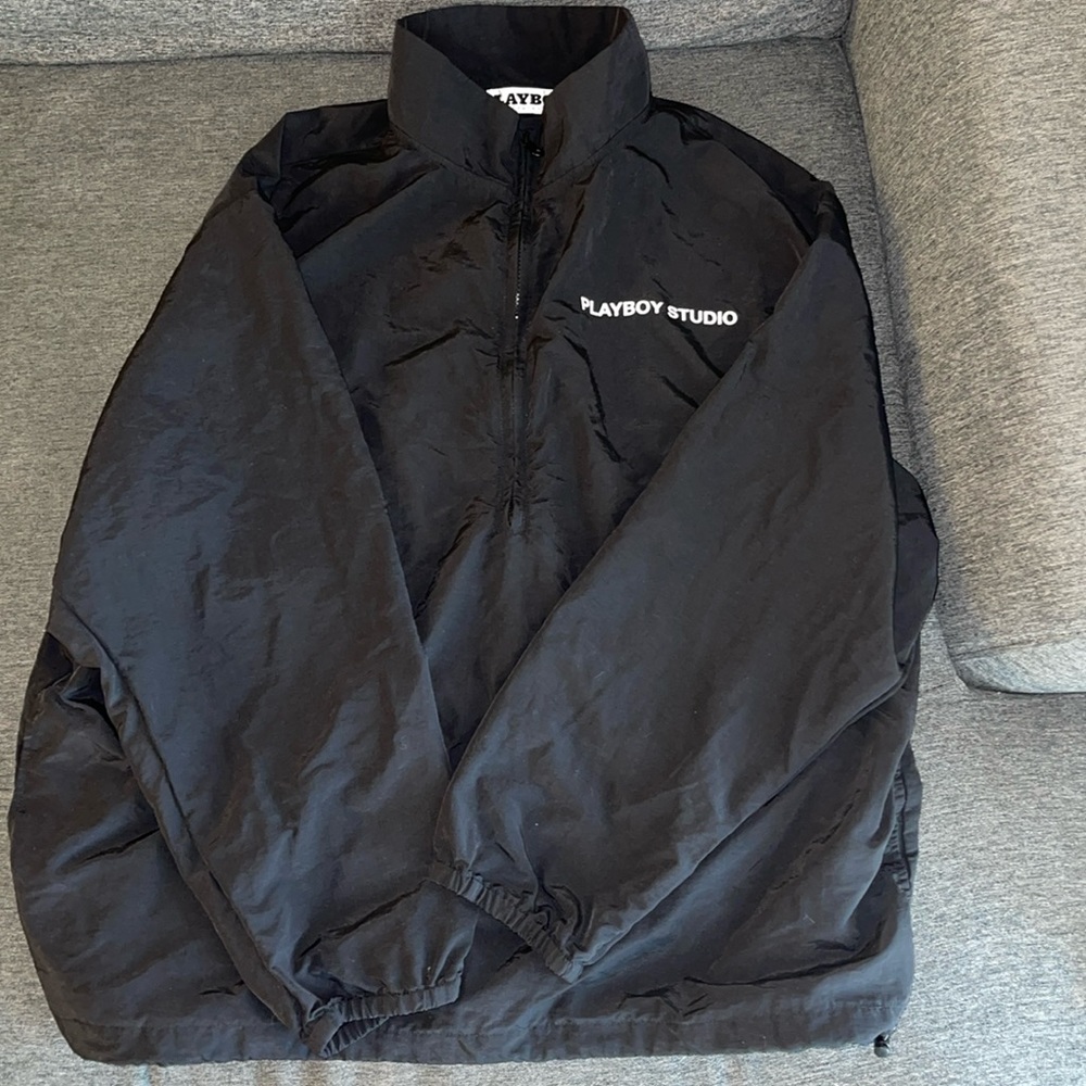 Men’s pacsun playboy windbreaker pullover jacket